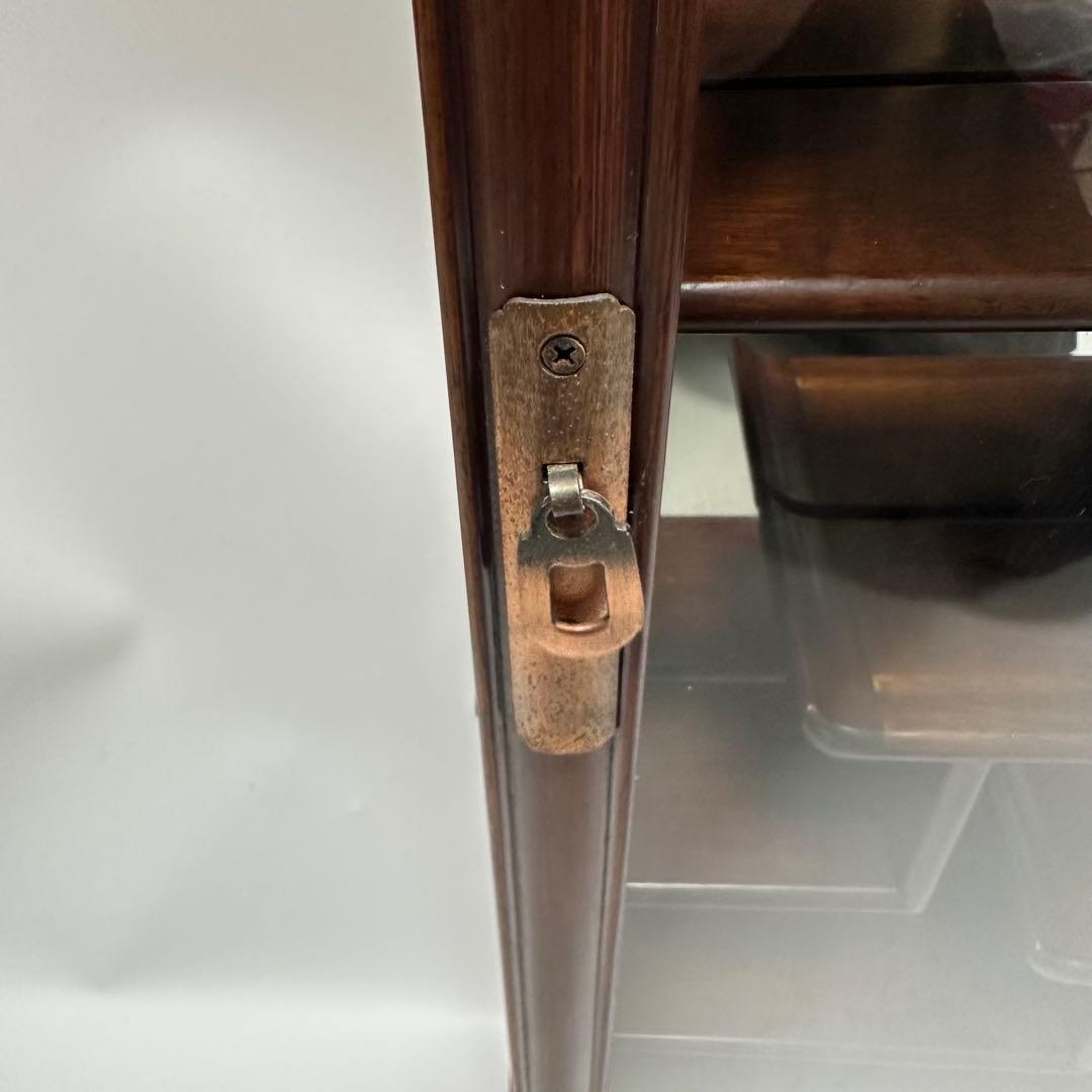 飾り棚 唐木 中国 古美術 アンティーク ビンテージ 鏡 壁掛け