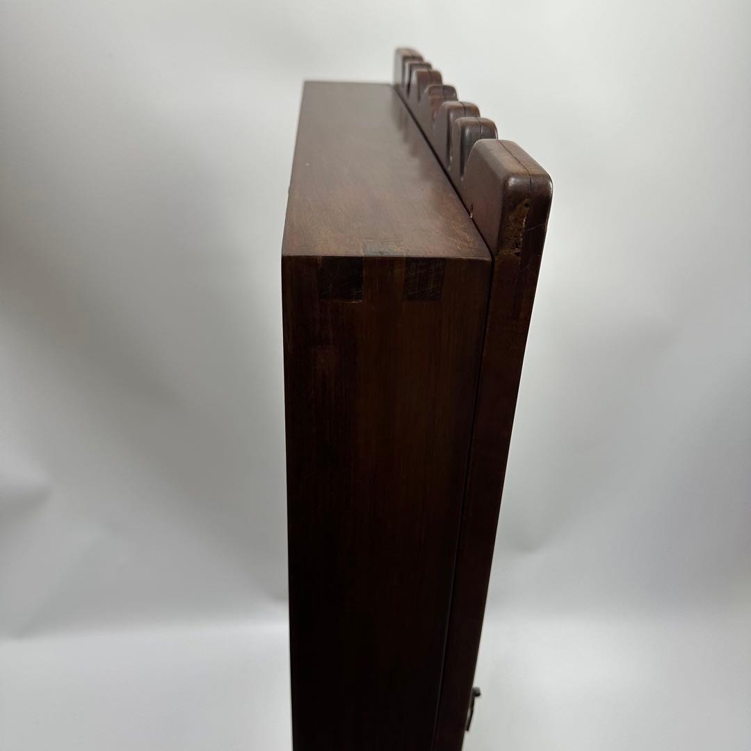 飾り棚 唐木 中国 古美術 アンティーク ビンテージ 鏡 壁掛け