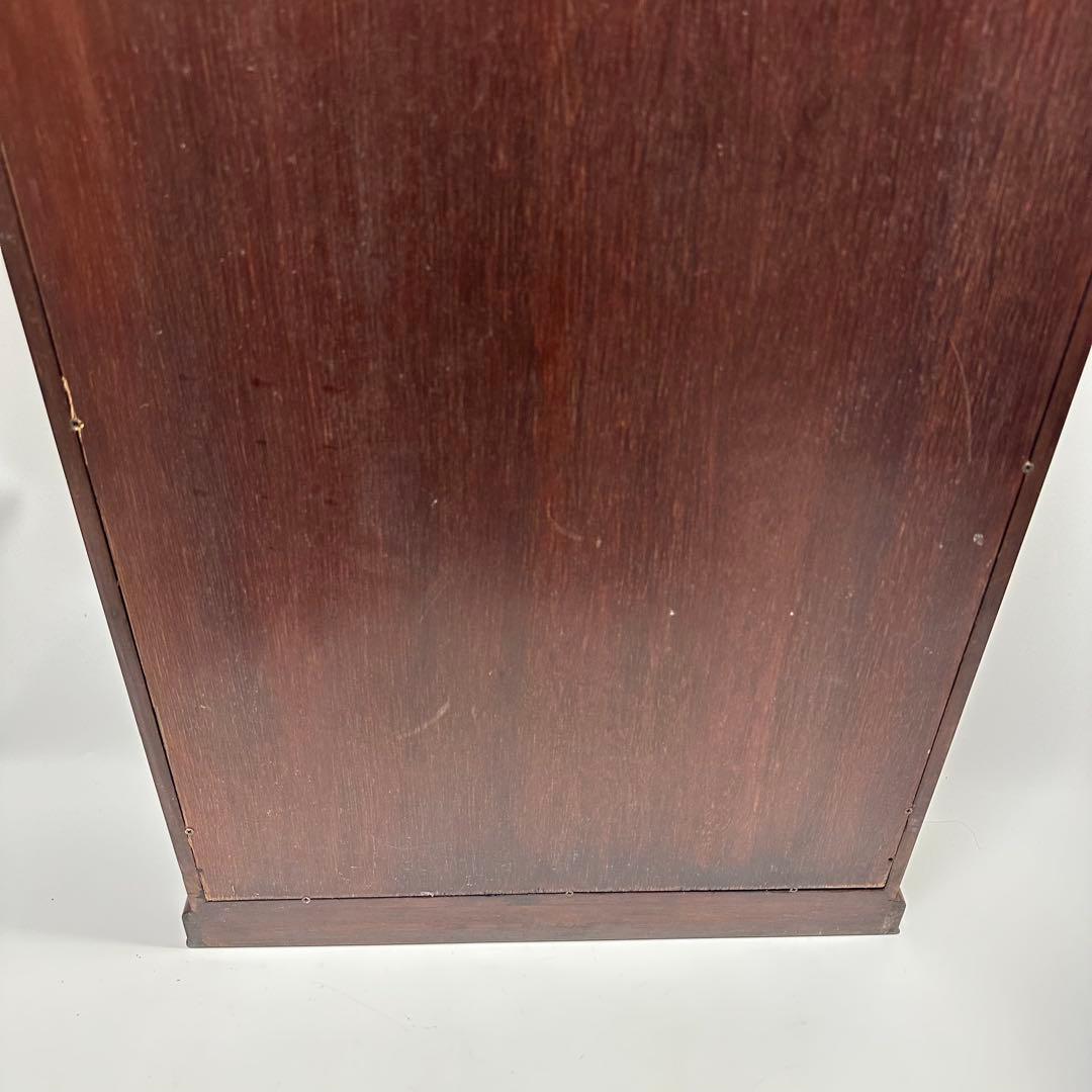 飾り棚 唐木 中国 古美術 アンティーク ビンテージ 鏡 壁掛け