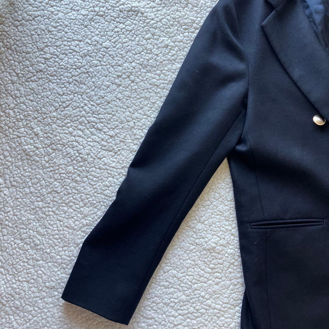 IENA ネイビー ダブルボタン テーラードジャケット　38