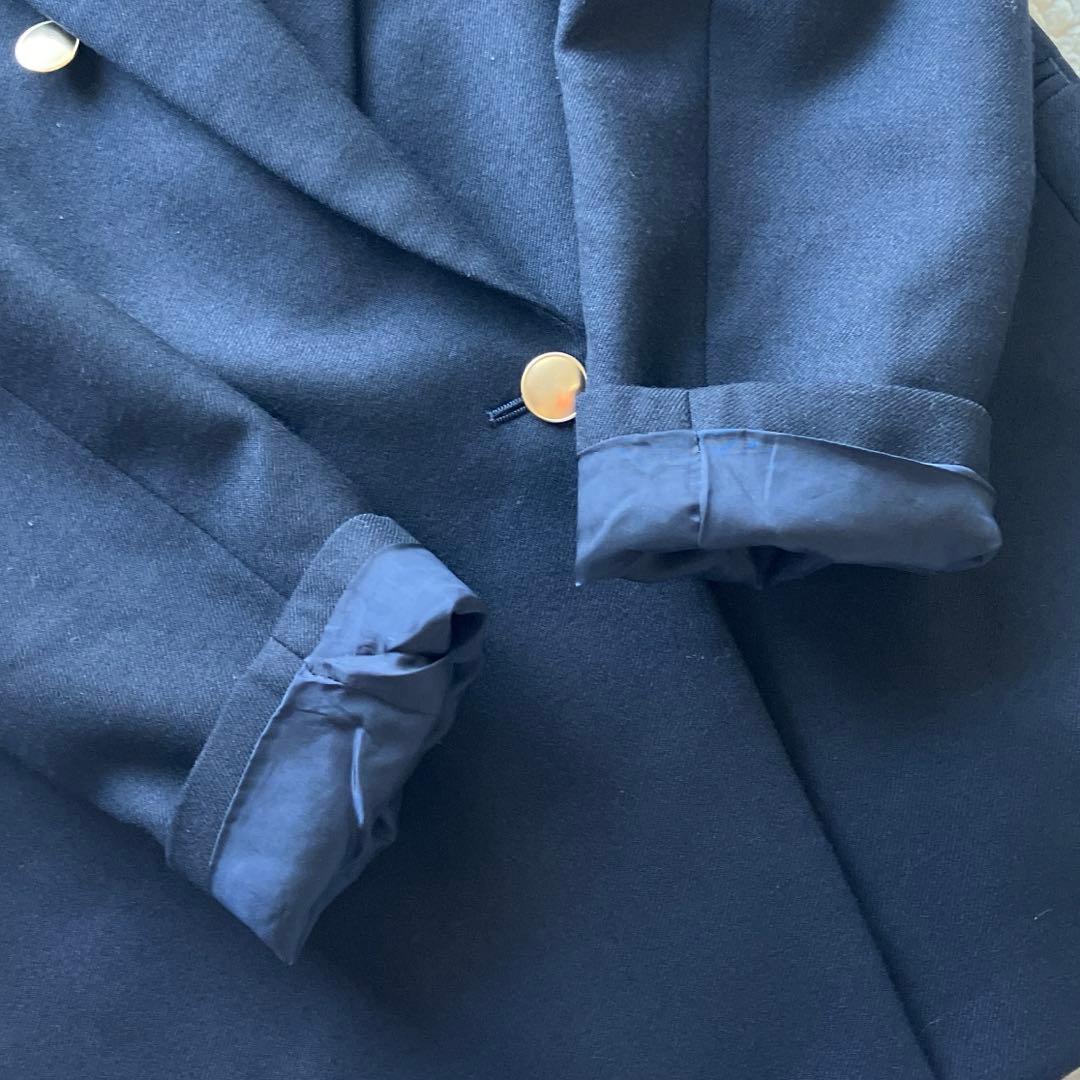 IENA ネイビー ダブルボタン テーラードジャケット　38