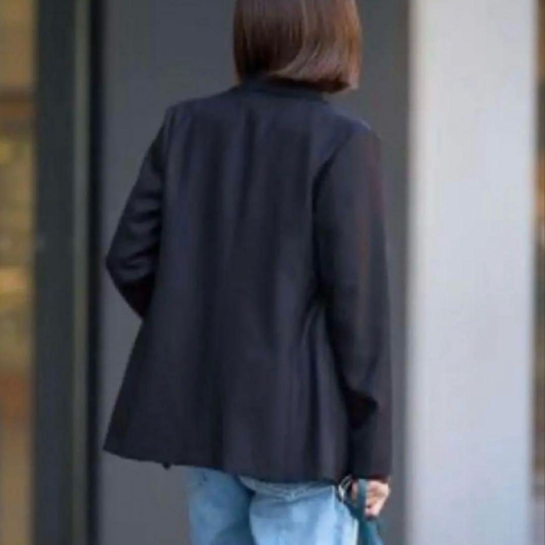 IENA ネイビー ダブルボタン テーラードジャケット　38