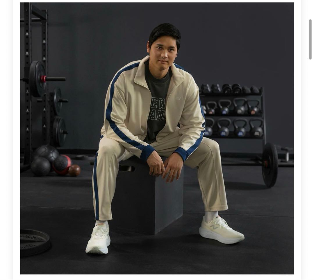 ニューバランス　NB ニットトラックジャケット ニットトラックパンツ　ネイビー