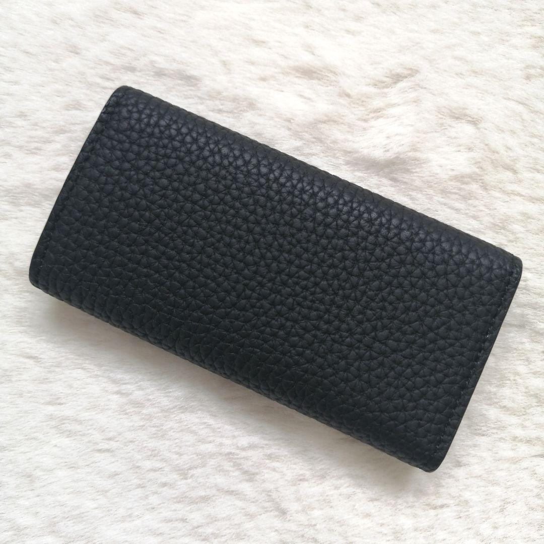 美品☆ボナベンチュラ　キーケース　スリム　シュリンクレザー　4連　ブラック