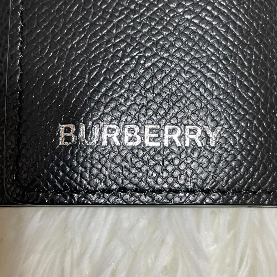 BURBERRY LONDON バーバリー 6連 レザー キーケース ブラック