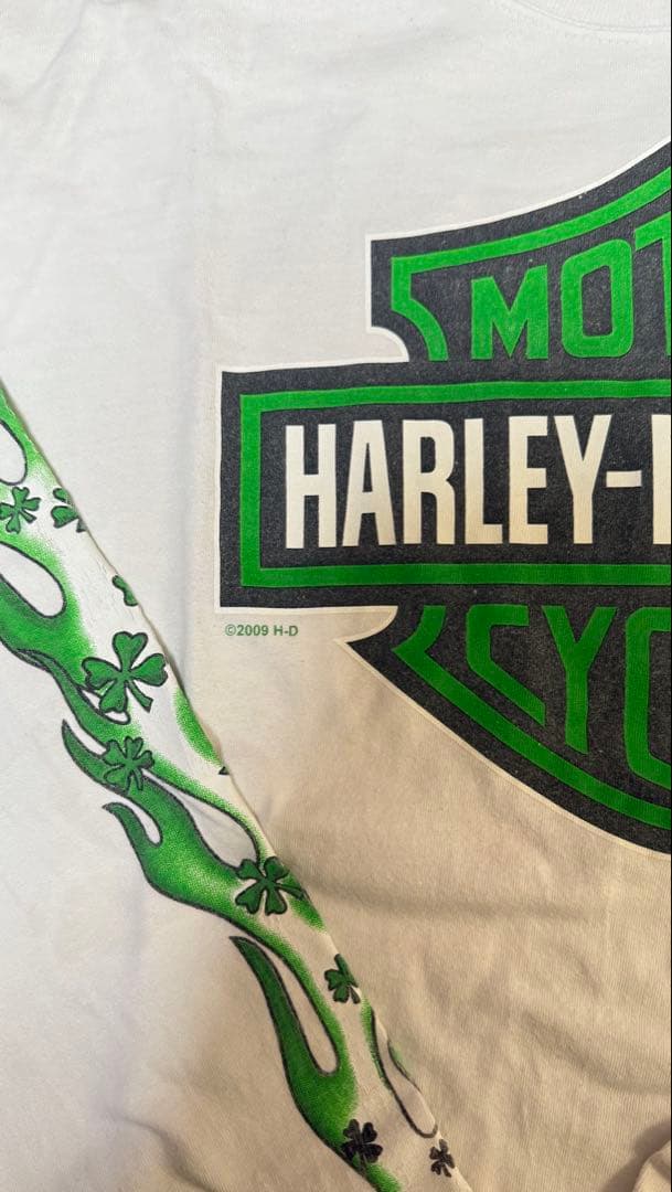 スペシャルHarley-Davidson 長袖カットソー　クローバー　スパイダー