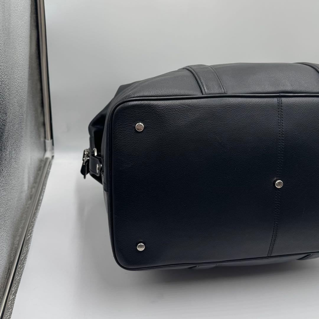 美品✨コーチ ボストンバッグ 2way 旅行 大容量 レザー ブラック