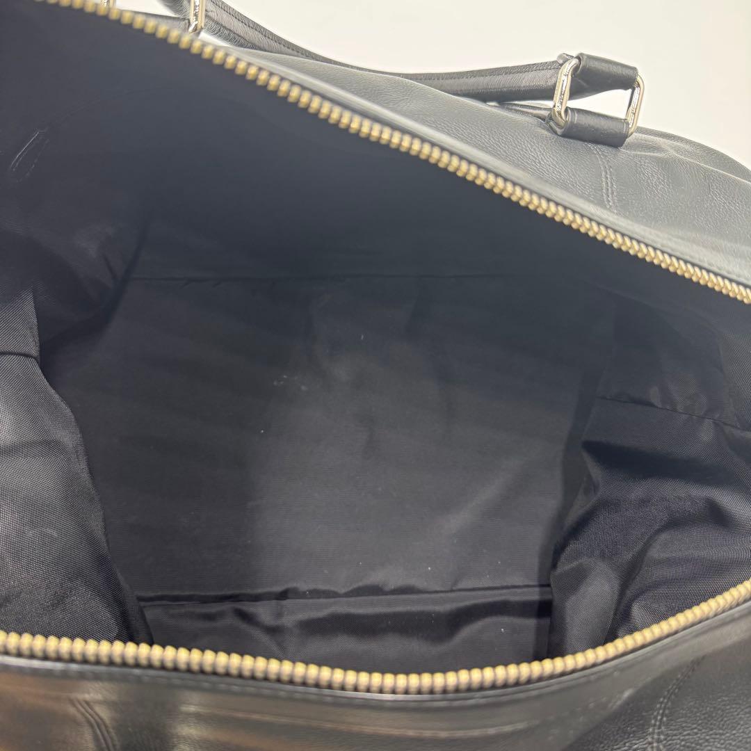 美品✨コーチ ボストンバッグ 2way 旅行 大容量 レザー ブラック