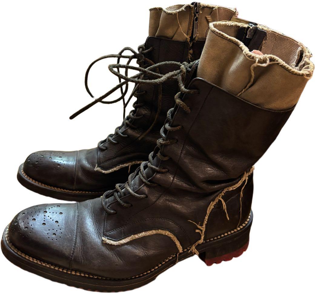 HIROMU TAKAHARA レースアップブーツ GLAY HISASHI着用