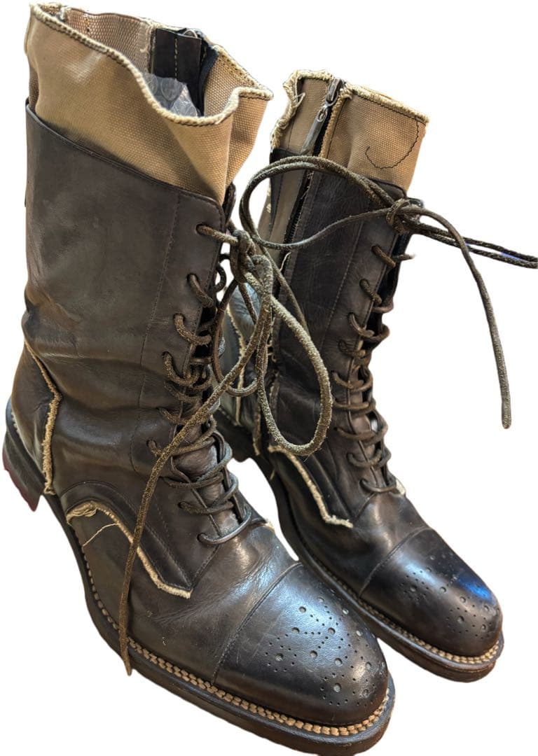 HIROMU TAKAHARA レースアップブーツ GLAY HISASHI着用