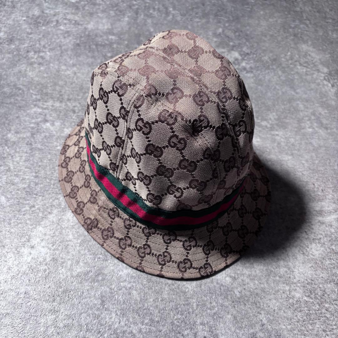 GUCCI グッチ シェリーライン バケットハット 帽子 GG柄 00s y2k