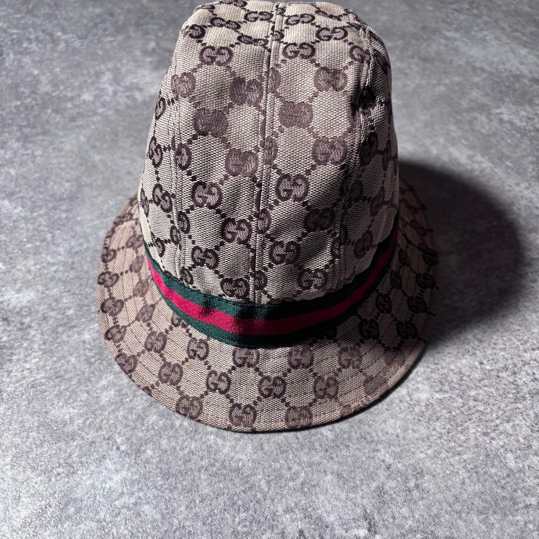 GUCCI グッチ シェリーライン バケットハット 帽子 GG柄 00s y2k