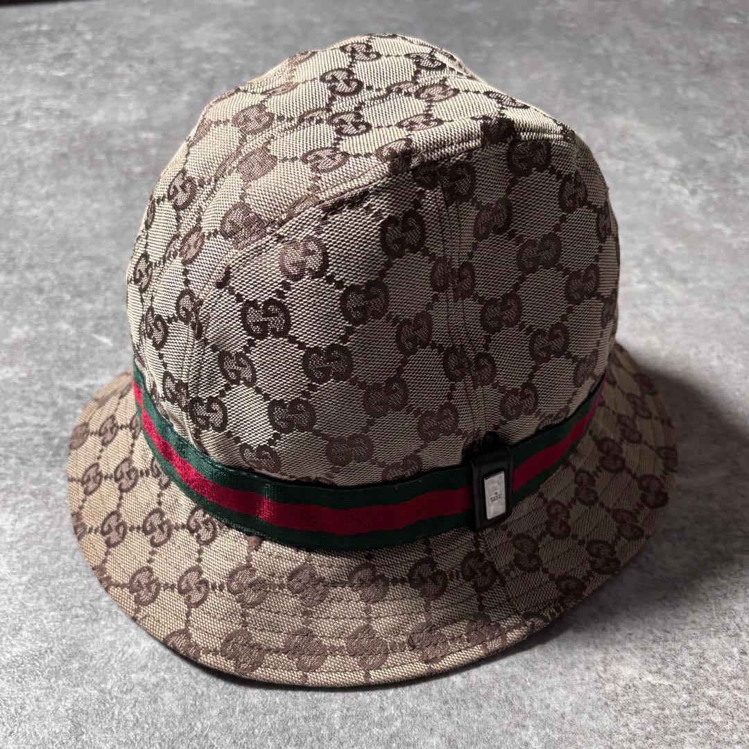 GUCCI グッチ シェリーライン バケットハット 帽子 GG柄 00s y2k