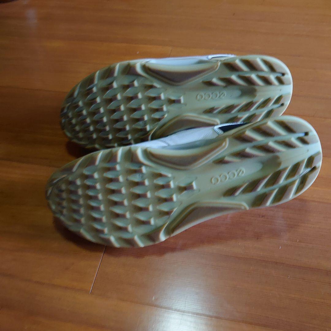 ダイヤル式ゴルフシューズ ホワイトecco