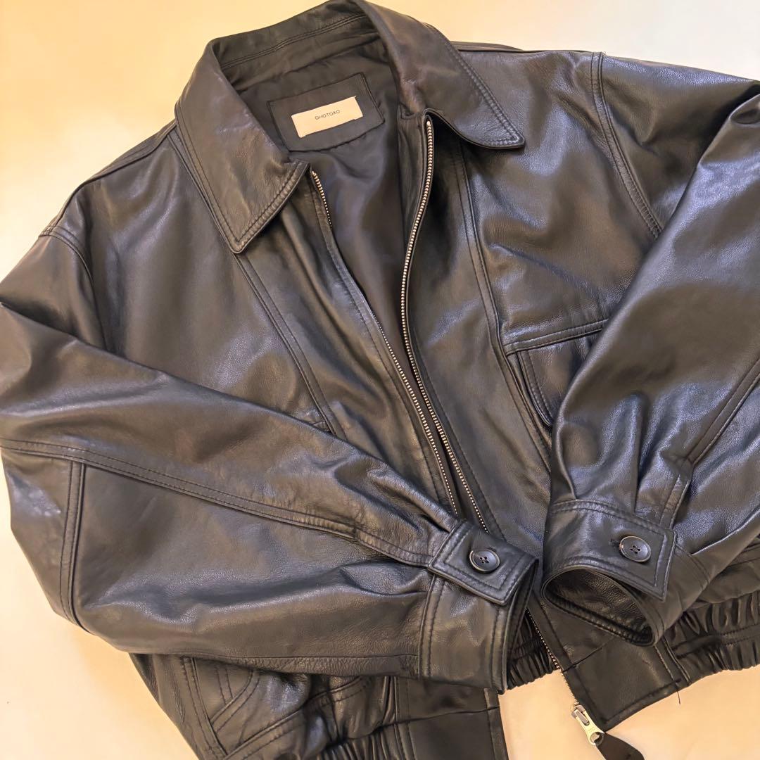 ジャケット・アウター OHOTORO A2 Lambskin jacket