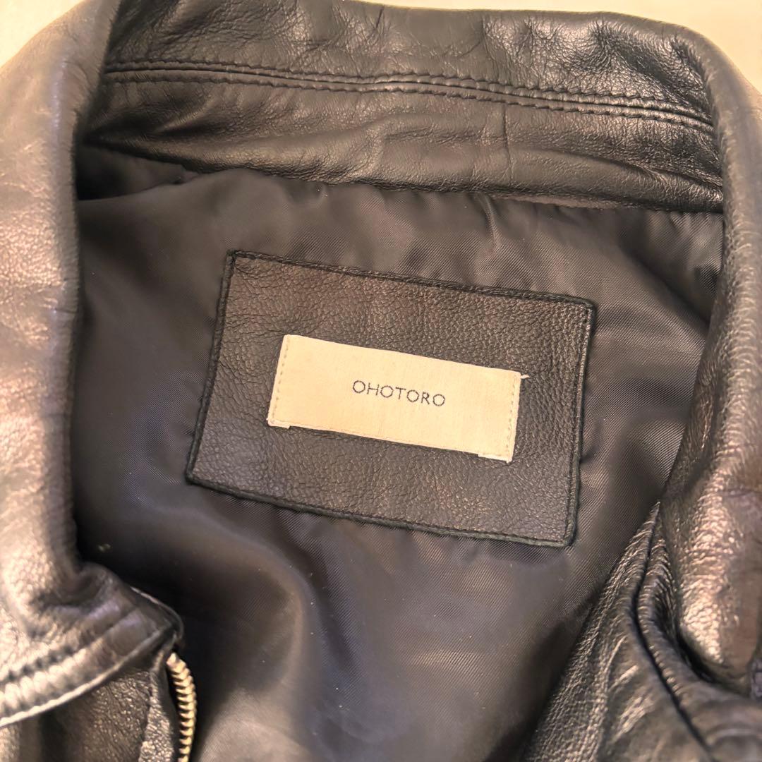 ジャケット・アウター OHOTORO A2 Lambskin jacket
