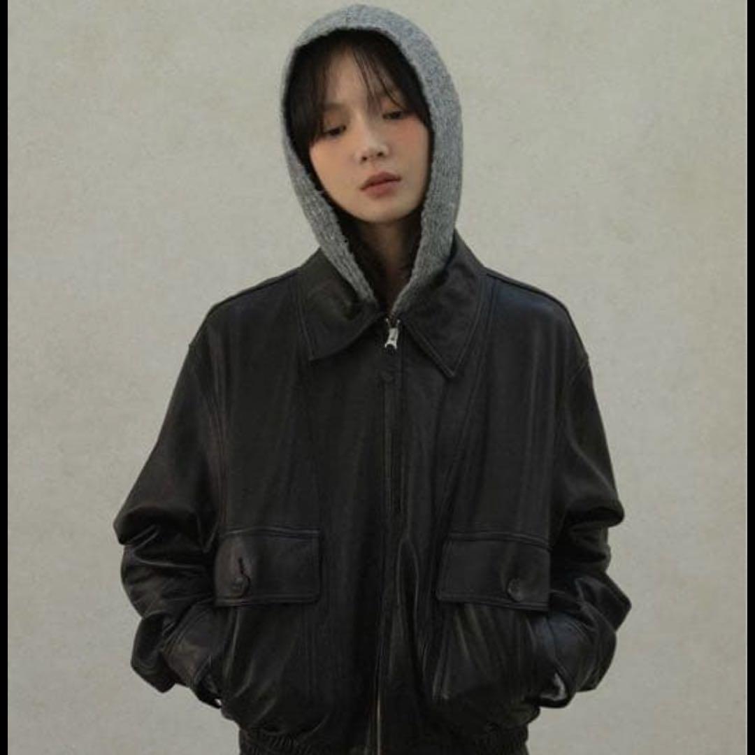 ジャケット・アウター OHOTORO A2 Lambskin jacket