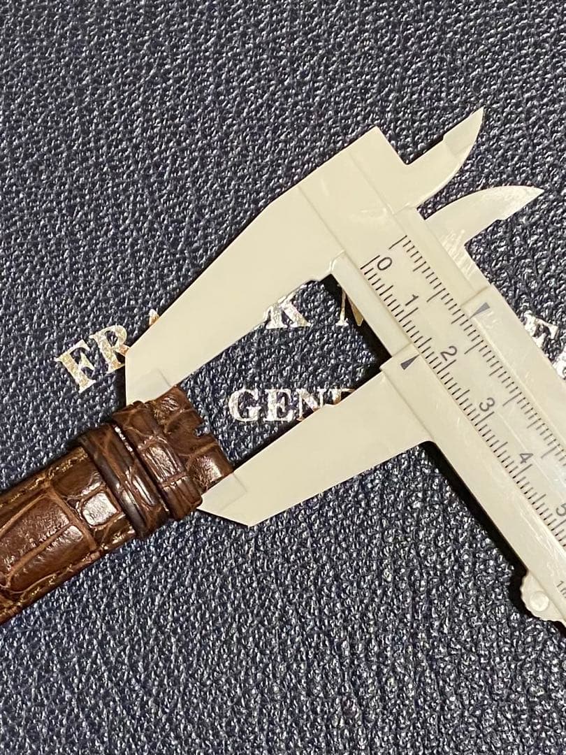 19mmフランクミュラー 純正 ブラウン ストラップ ベルト 8005