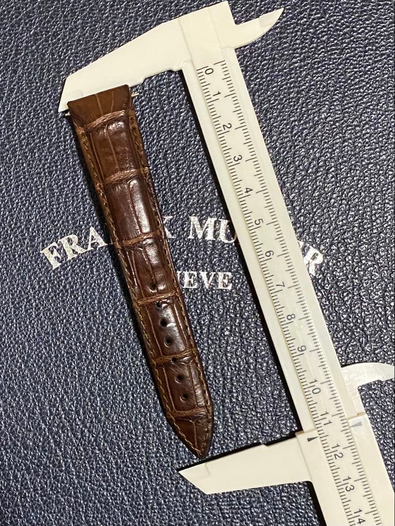 19mmフランクミュラー 純正 ブラウン ストラップ ベルト 8005