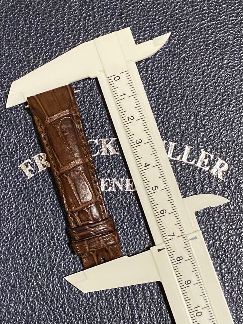 19mmフランクミュラー 純正 ブラウン ストラップ ベルト 8005