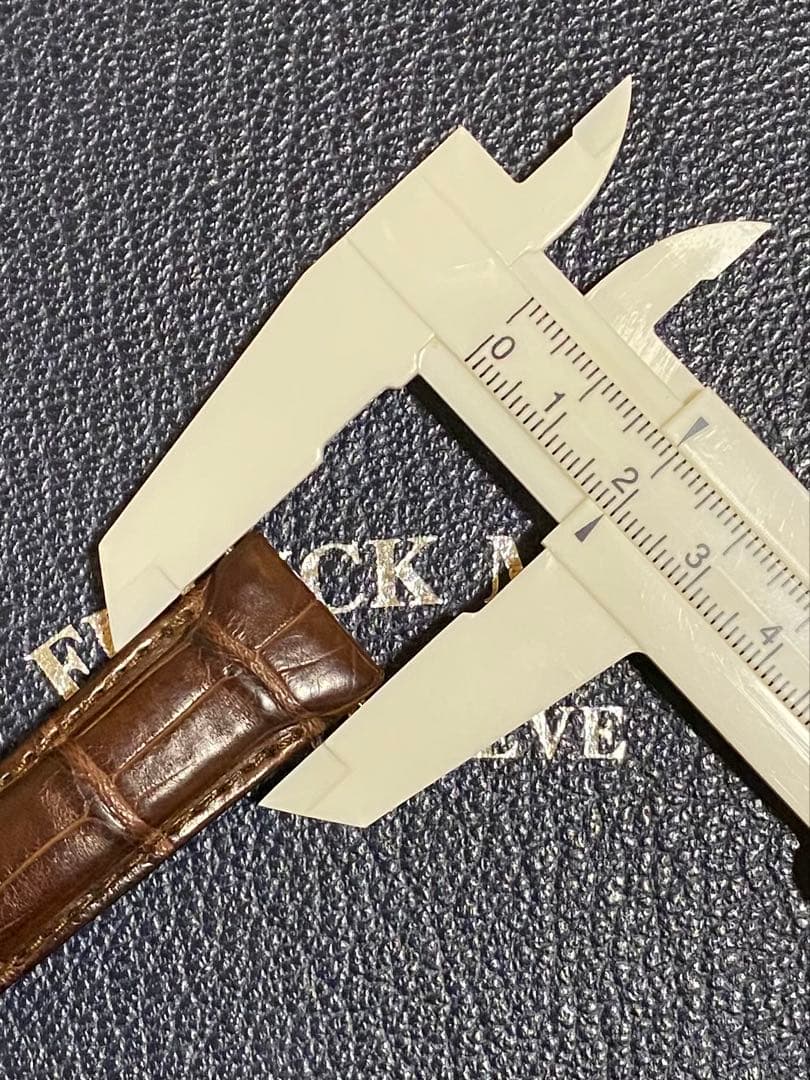 19mmフランクミュラー 純正 ブラウン ストラップ ベルト 8005