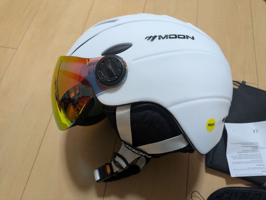 MOON バイザーヘルメット Mips XL（61〜63cm） ゴーグル