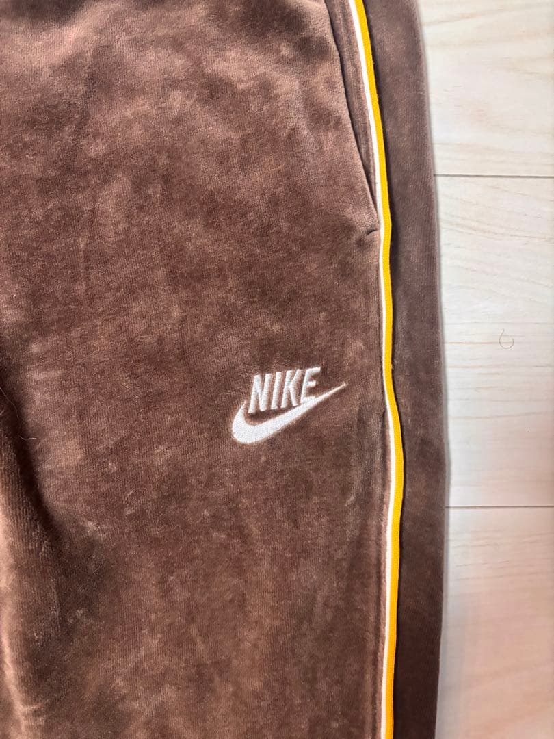 NIKE ブラウン ベロア ジャージセットアップ XL