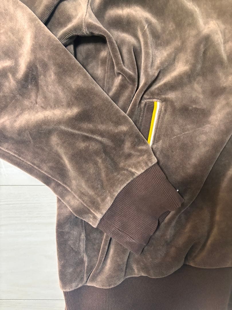 NIKE ブラウン ベロア ジャージセットアップ XL
