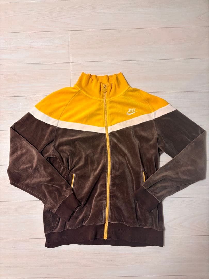 NIKE ブラウン ベロア ジャージセットアップ XL