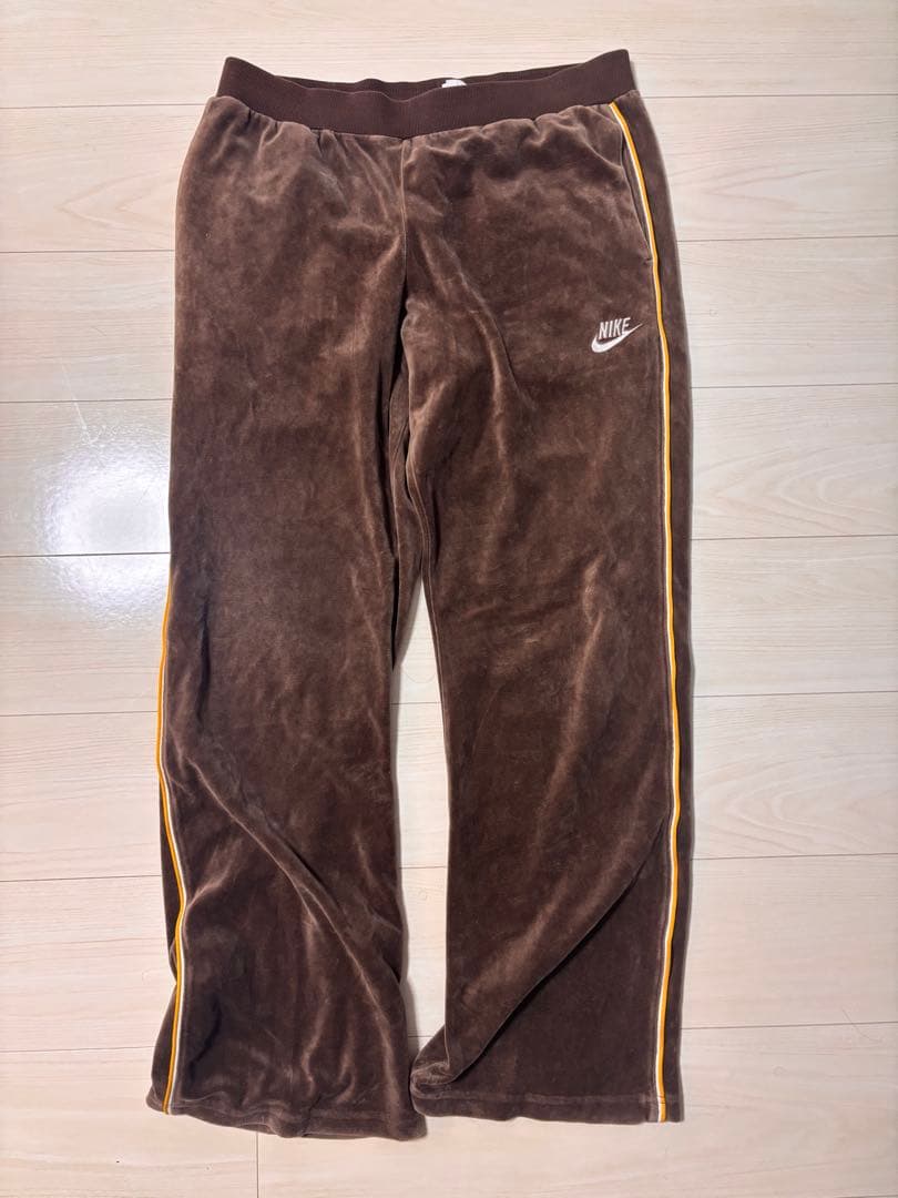 NIKE ブラウン ベロア ジャージセットアップ XL