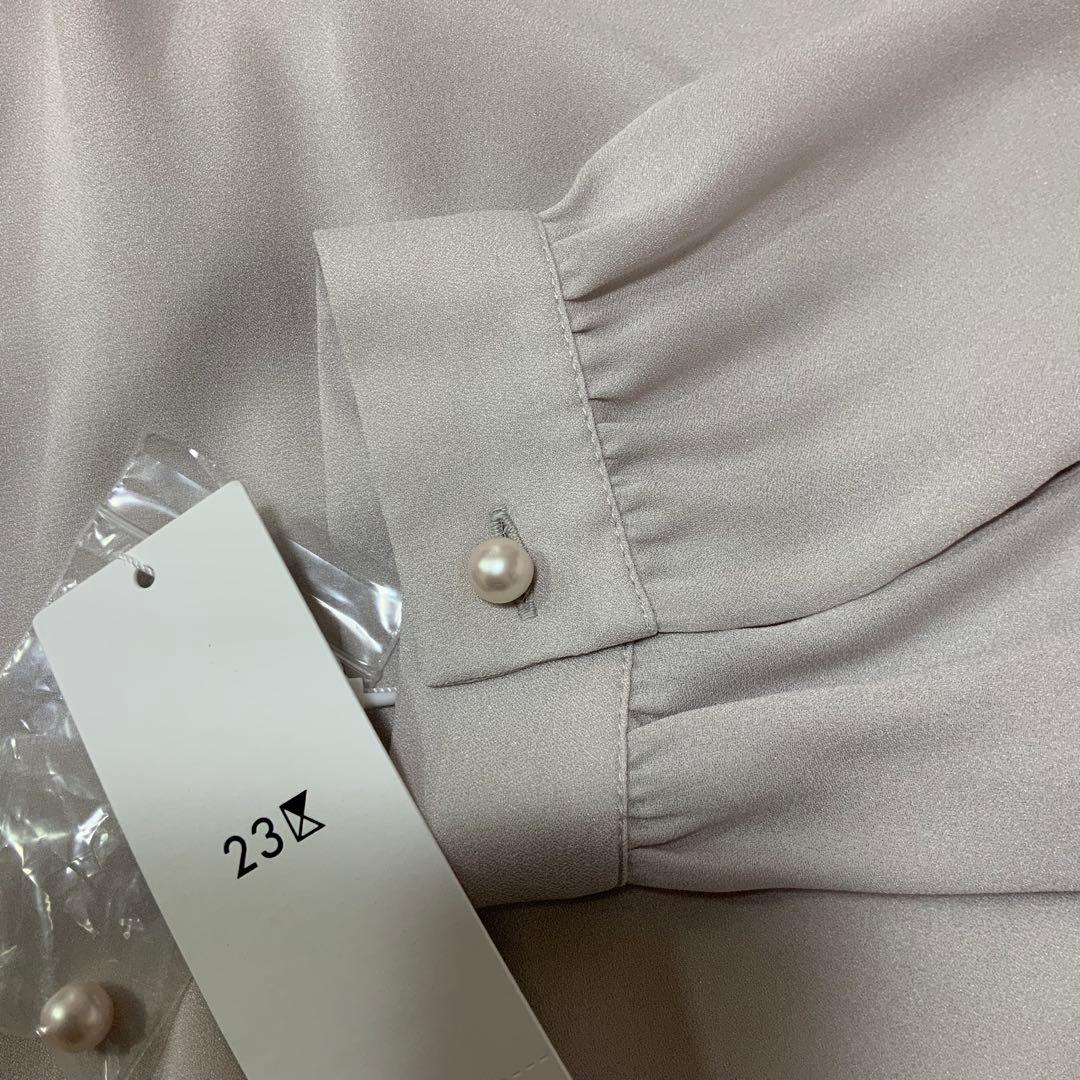 【新品】23区　大きいサイズ　クリスタルアムンゼン ウエスト切り替え ワンピース