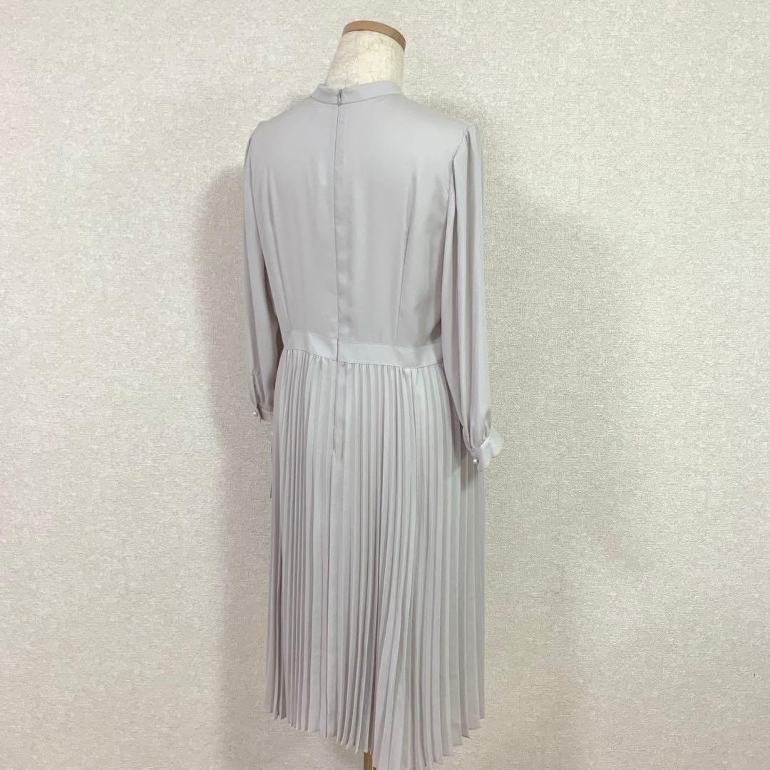 【新品】23区　大きいサイズ　クリスタルアムンゼン ウエスト切り替え ワンピース