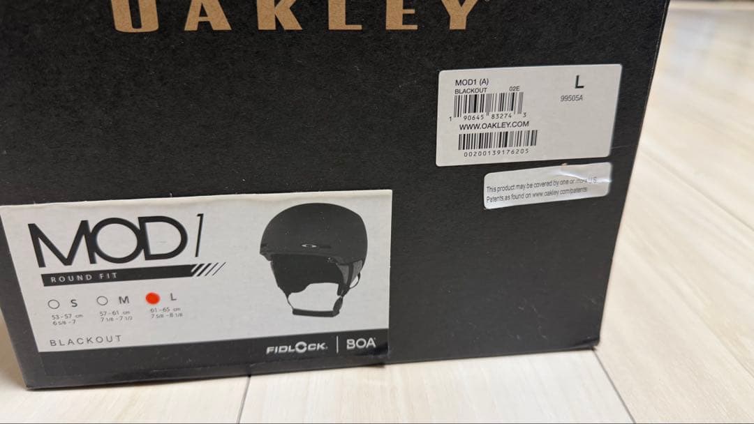 OAKLEY MOD 1 ヘルメット マットブラック Lサイズ