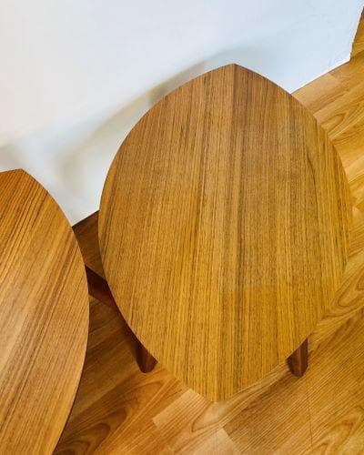 J【中古品】IKEA STOCKHOLM ストックホルム ネストテーブルセット