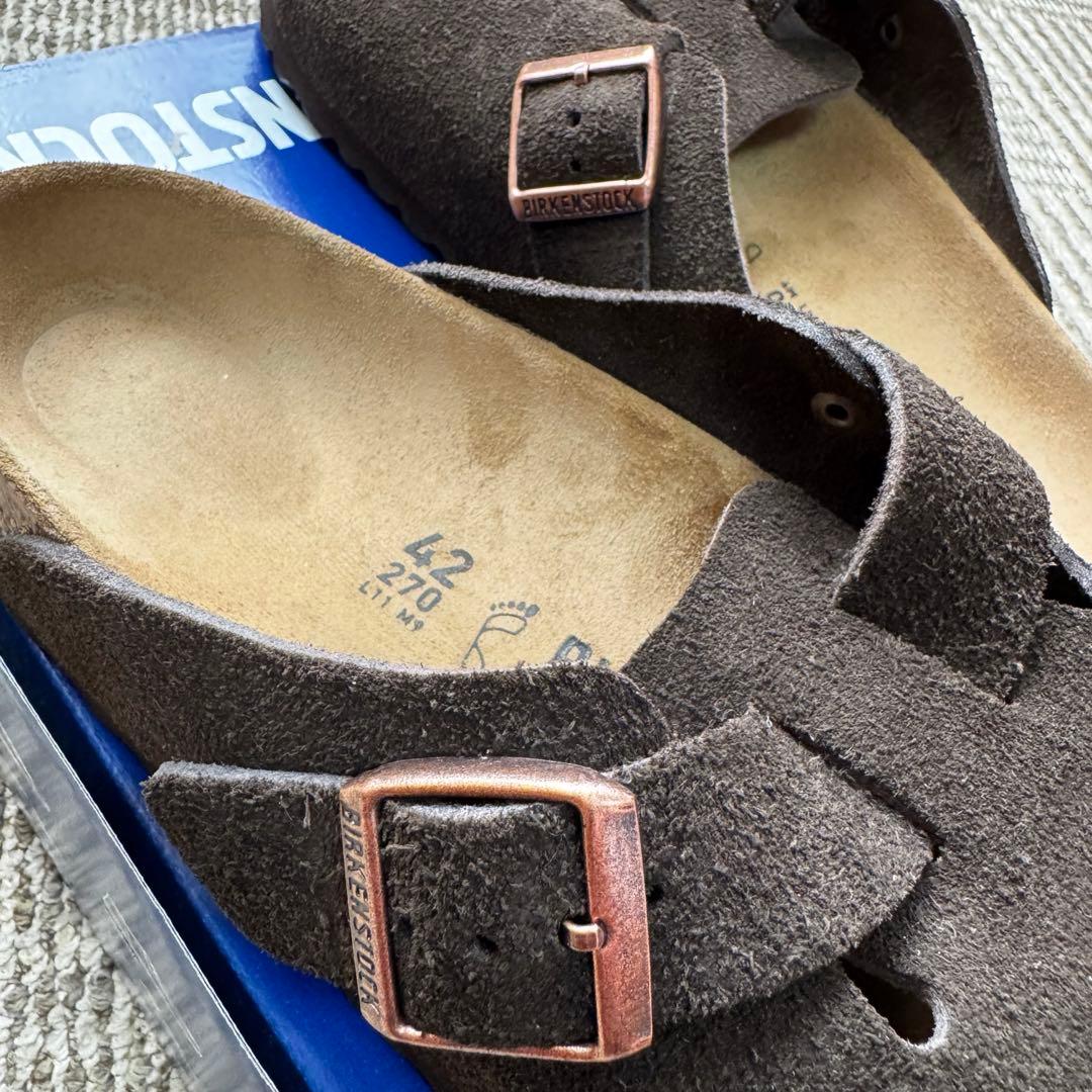 靴 BIRKENSTOCK Boston Mocha Regular 42