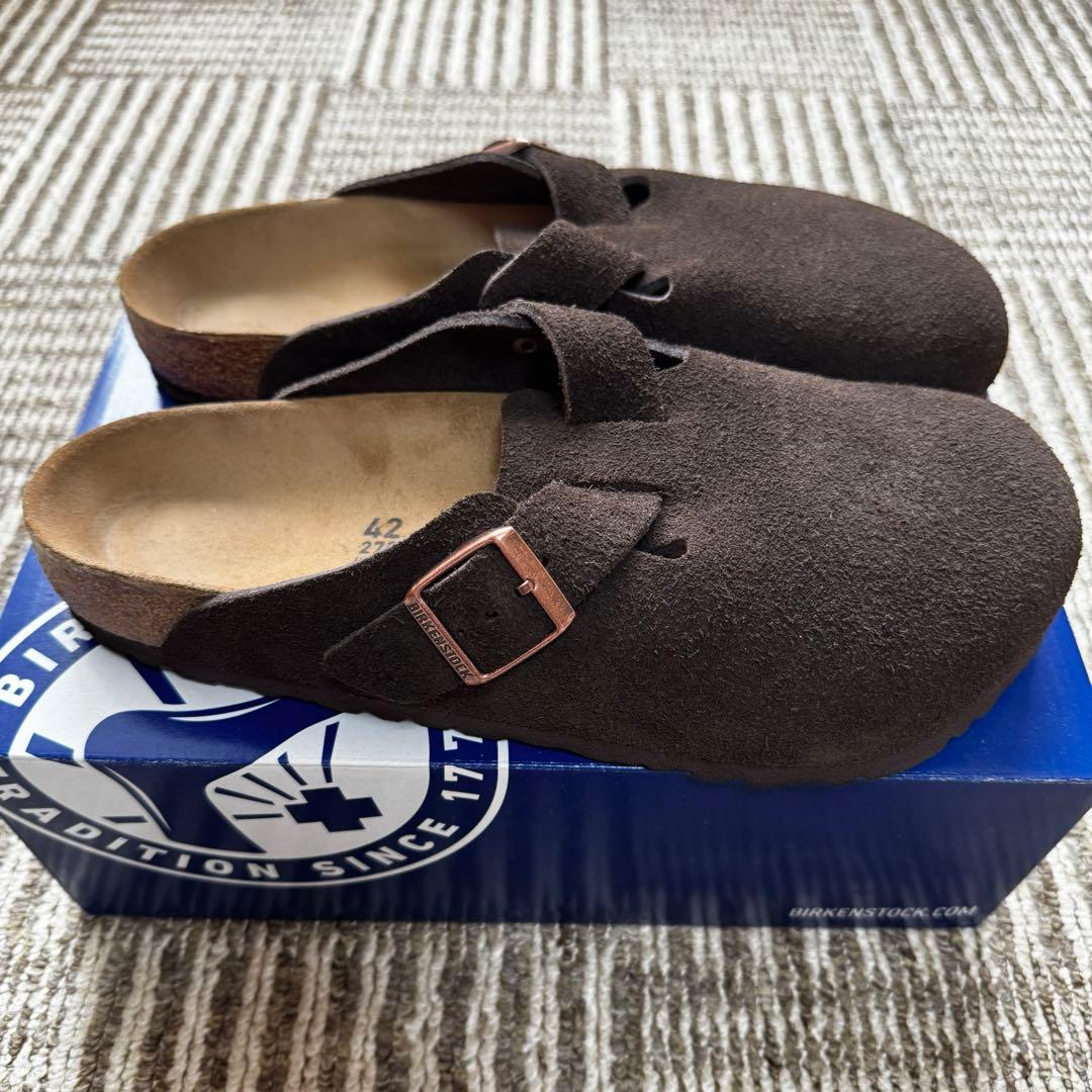 靴 BIRKENSTOCK Boston Mocha Regular 42