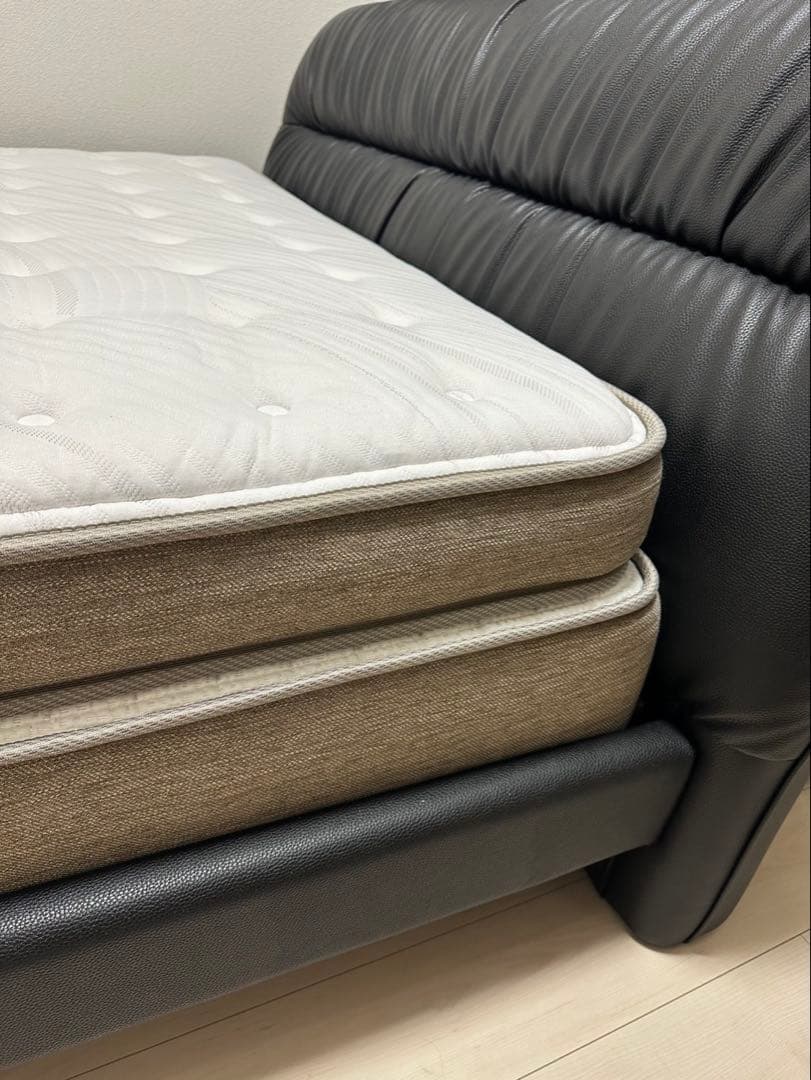 期間限定値下げ・ニトリのダブルマットレスとフレームのセット