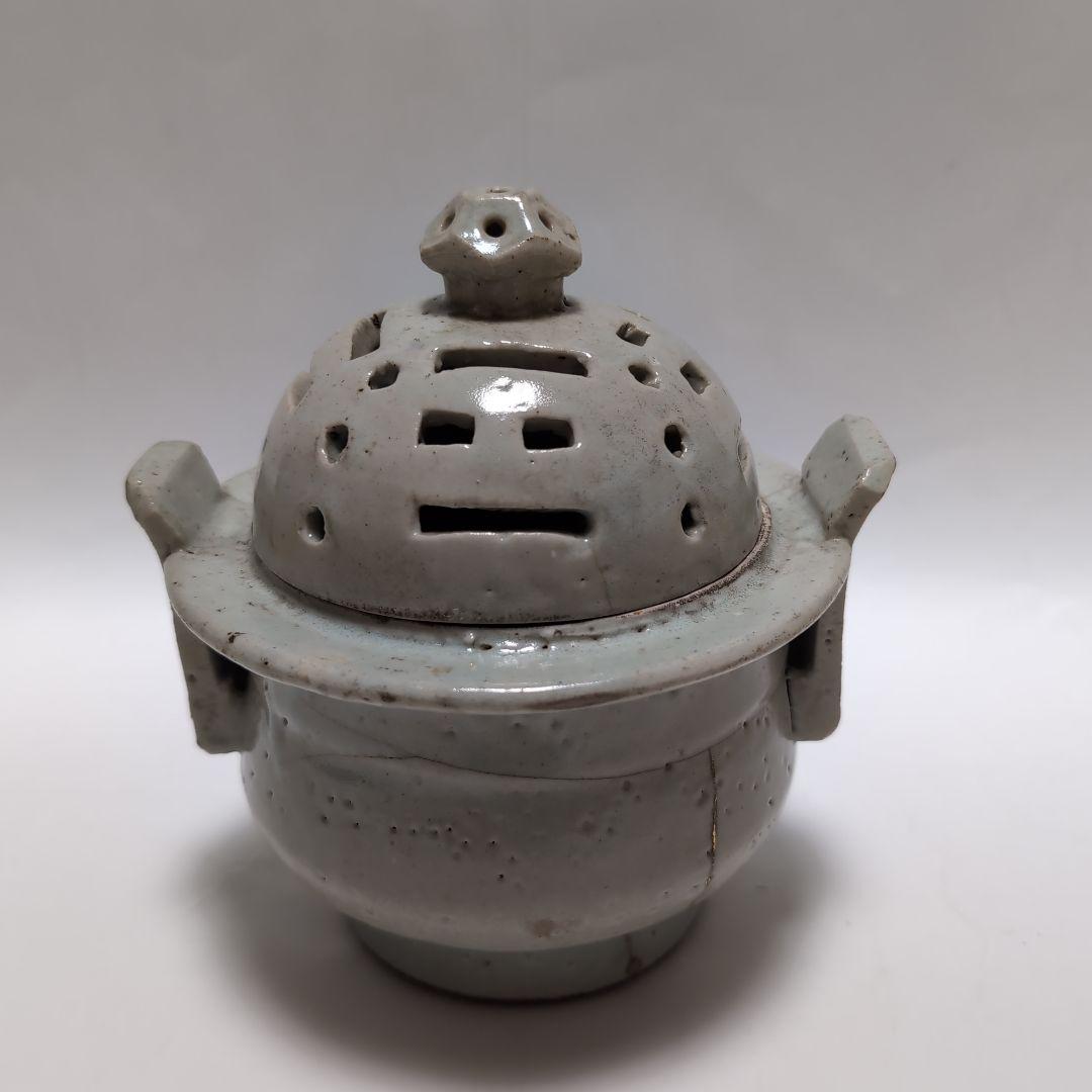 【骨董品】李朝？白磁香炉