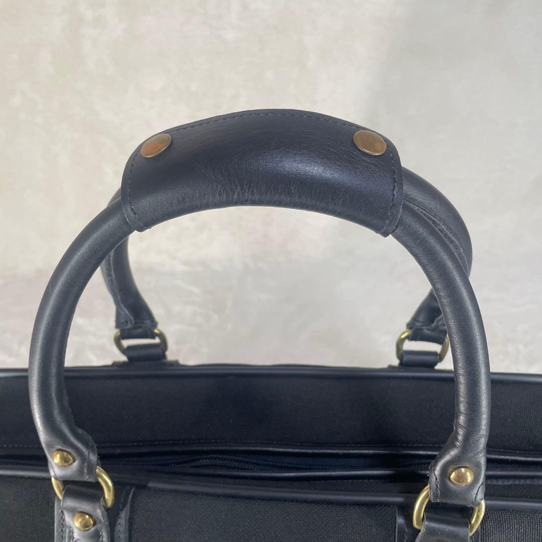 【美品】 COACH コーチ ボストンバッグ 2WAY 大容量 ブラック 南京錠