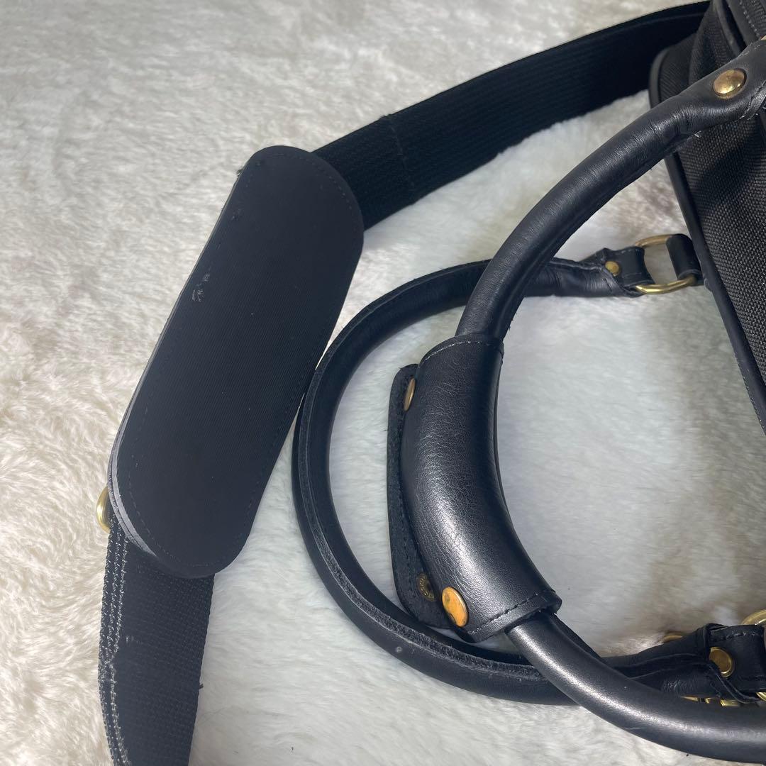 【美品】 COACH コーチ ボストンバッグ 2WAY 大容量 ブラック 南京錠