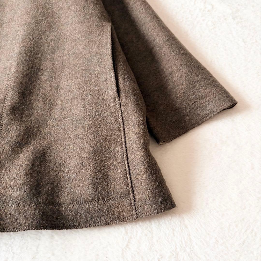 6148 【希少】 ヨーガンレール ウールコート シルク コットン M ベージュ