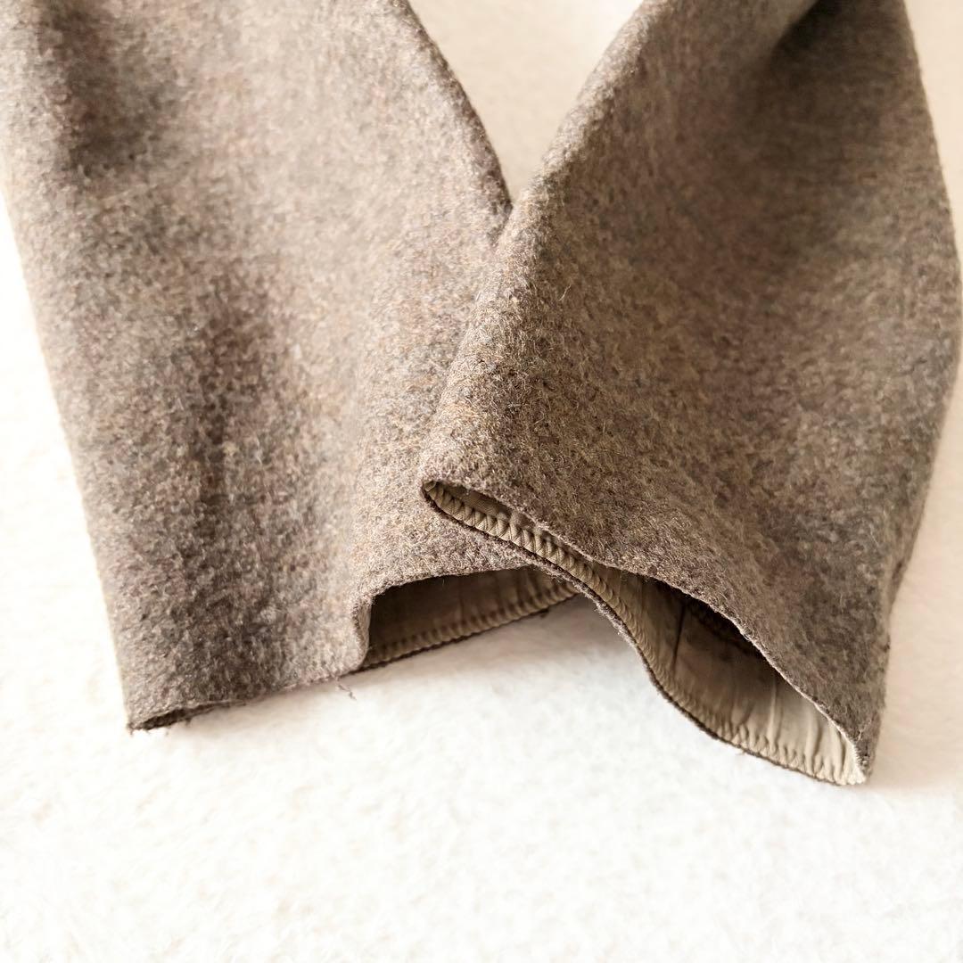 6148 【希少】 ヨーガンレール ウールコート シルク コットン M ベージュ