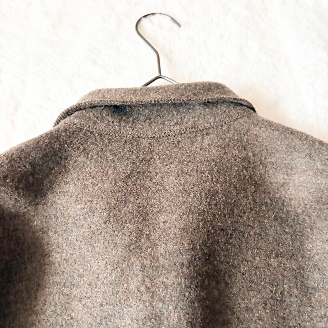 6148 【希少】 ヨーガンレール ウールコート シルク コットン M ベージュ