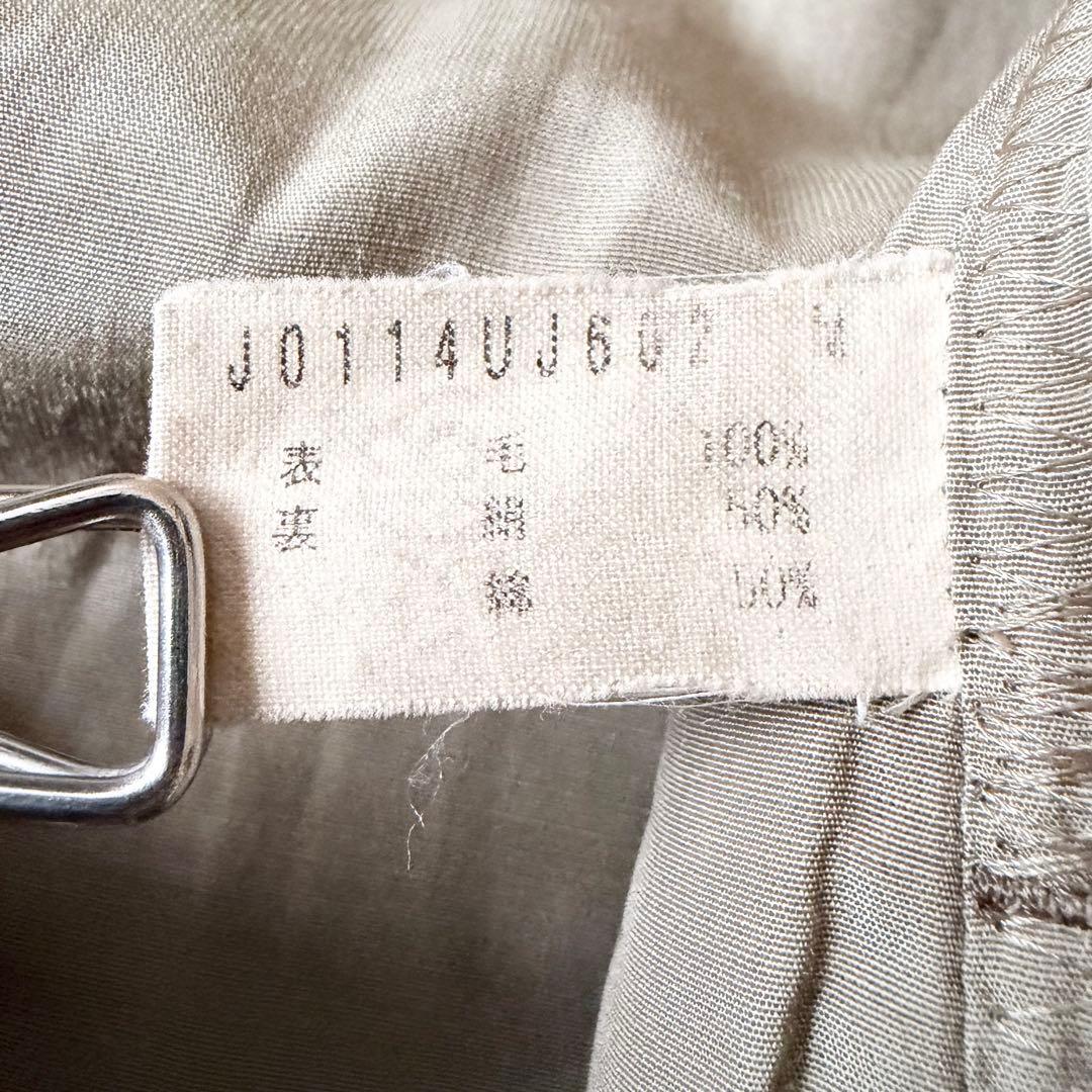 6148 【希少】 ヨーガンレール ウールコート シルク コットン M ベージュ