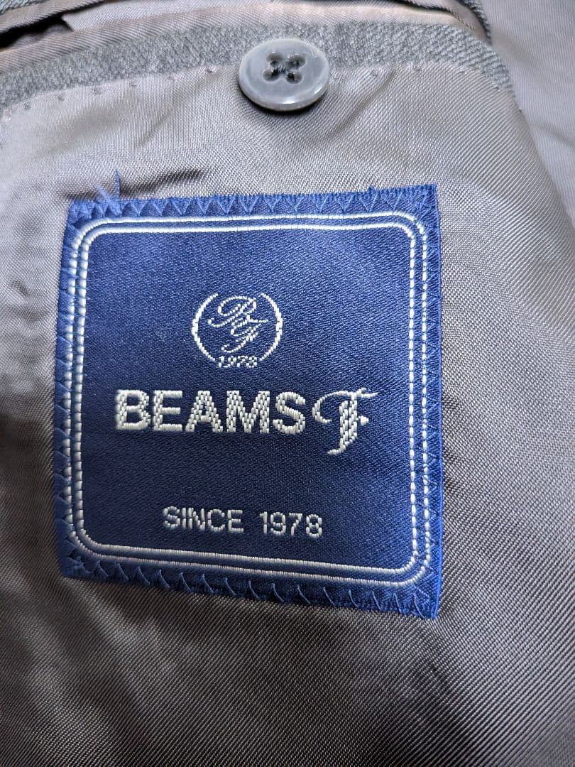 極上生地】BEAMS F セットアップスーツ グレー ロロ・ピアーナ メンズ