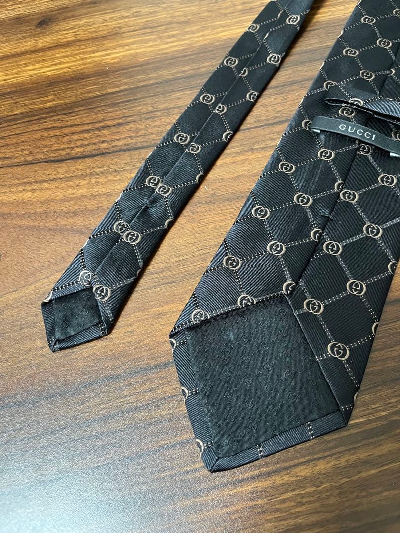 Y.m【箱付き 美品】GUCCI グッチ ネクタイ 2008年ビンテージ