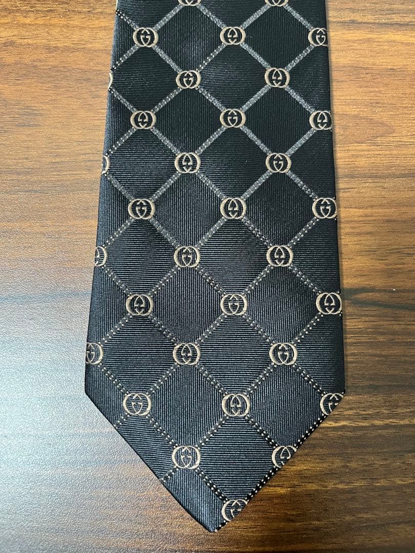 Y.m【箱付き 美品】GUCCI グッチ ネクタイ 2008年ビンテージ