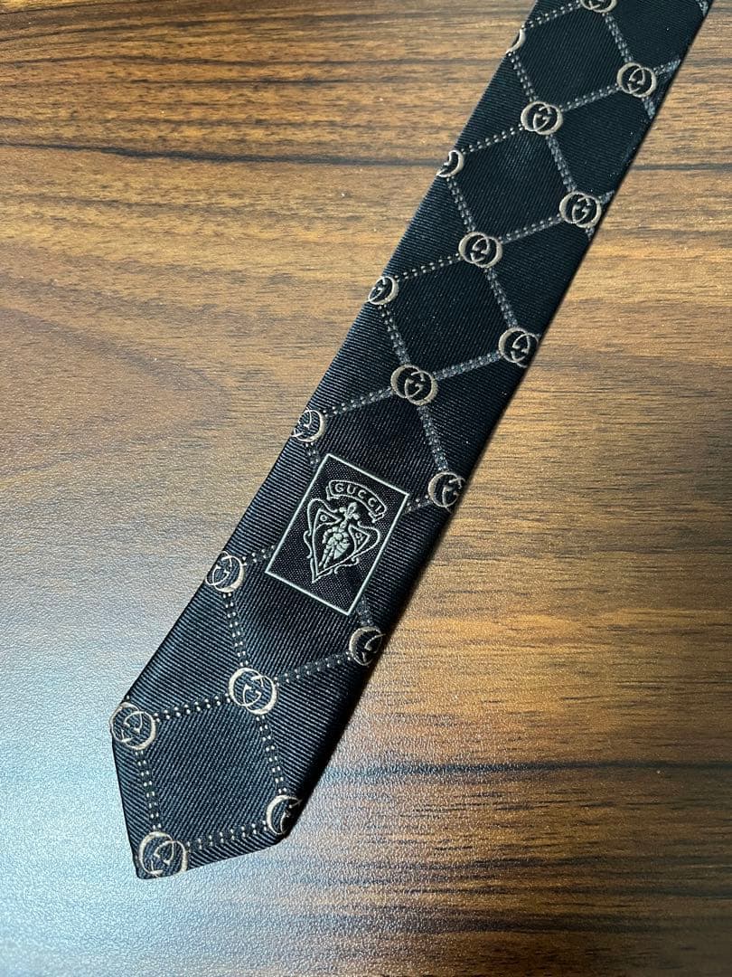 Y.m【箱付き 美品】GUCCI グッチ ネクタイ 2008年ビンテージ