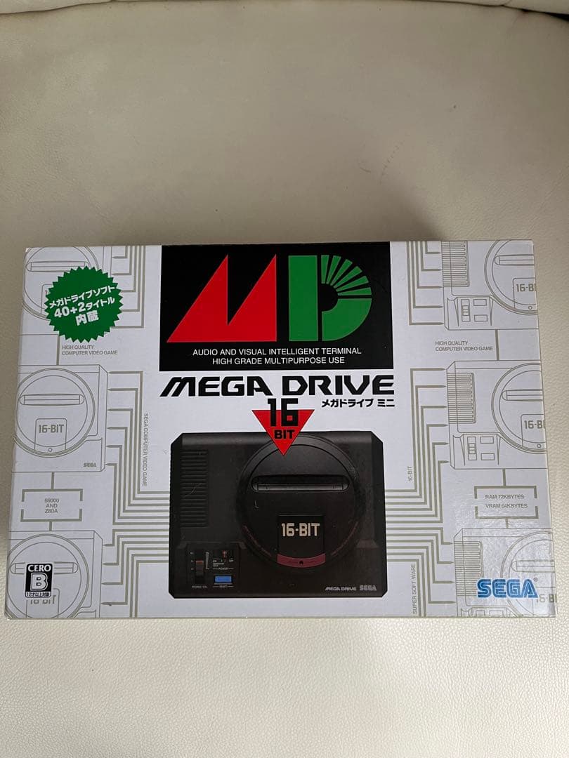 メガドライブミニ　SEGA セガ　メガドライブ　＋　MDミニ専用ACアダプタ