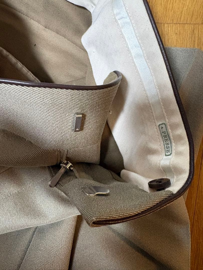 定価5.5万A.PRESSEcovert cloth trousers 3